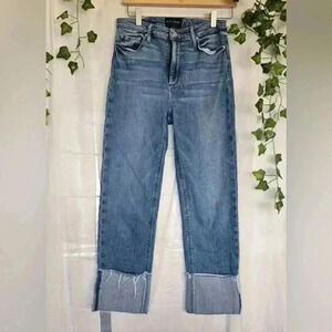 Black Orchid Cuffed Jeans